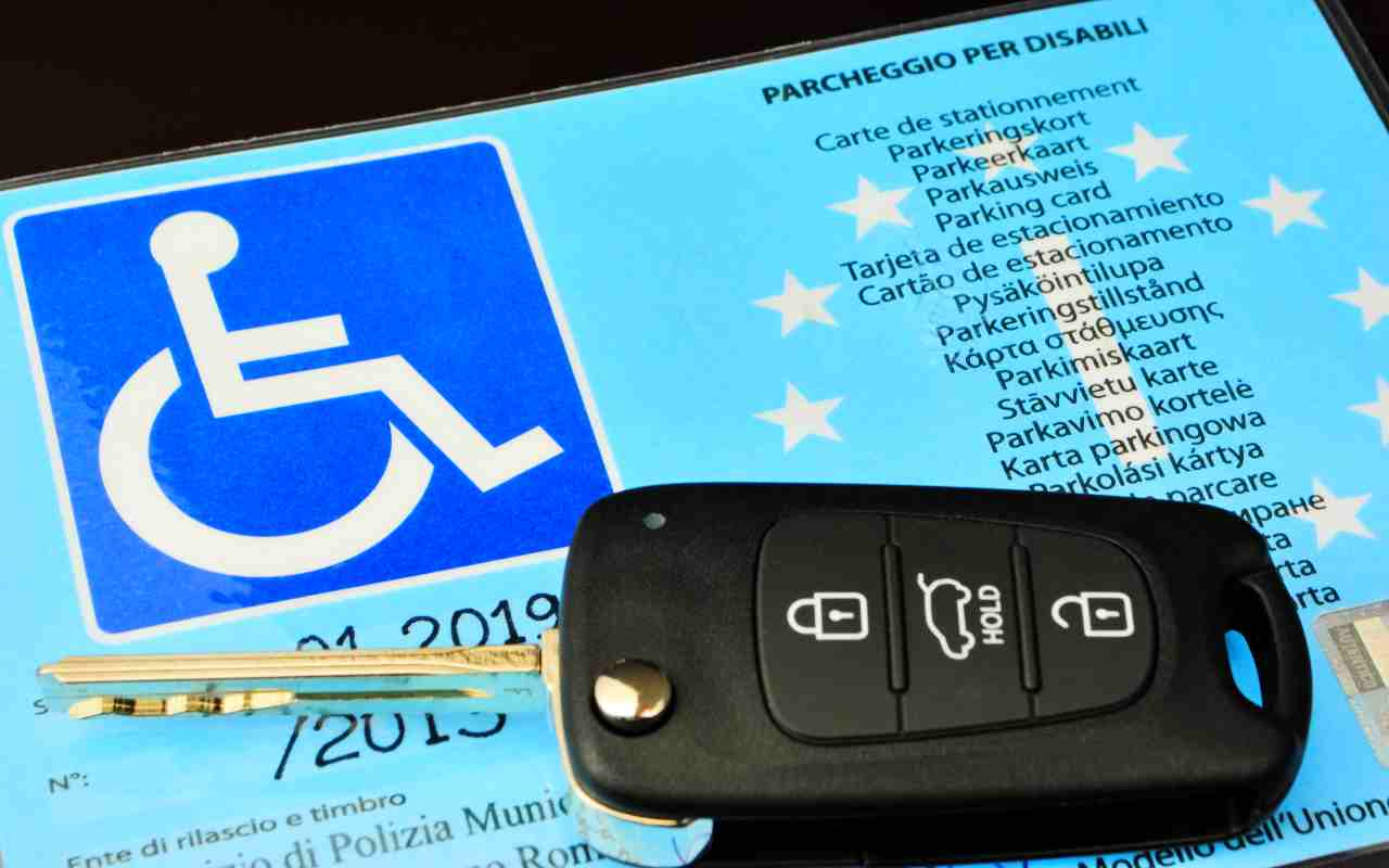 contrassegno disabili per l'auto