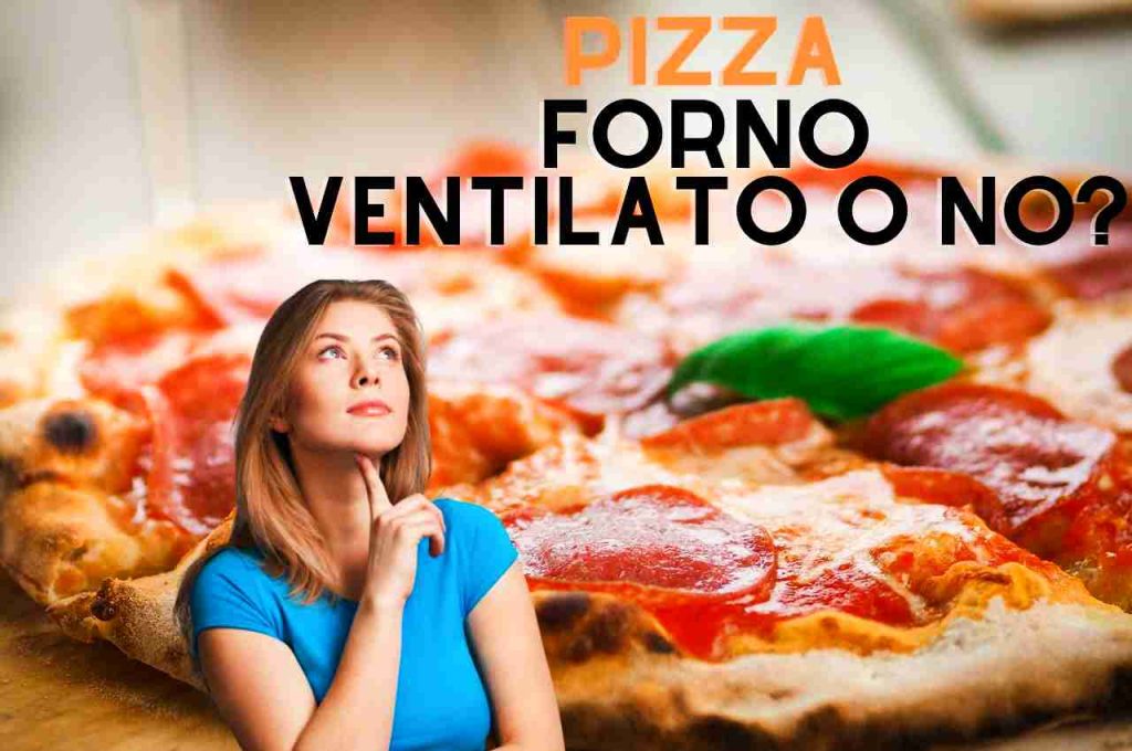 Forno ventilato per cuocere la pizza