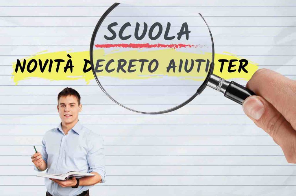 Scuola decreto aiuti ter