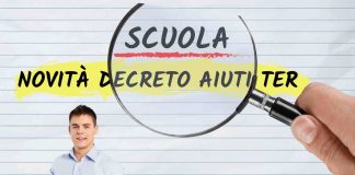 Scuola decreto aiuti ter