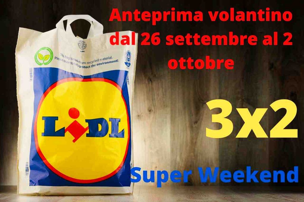 Volantino Lidl da Lunedì