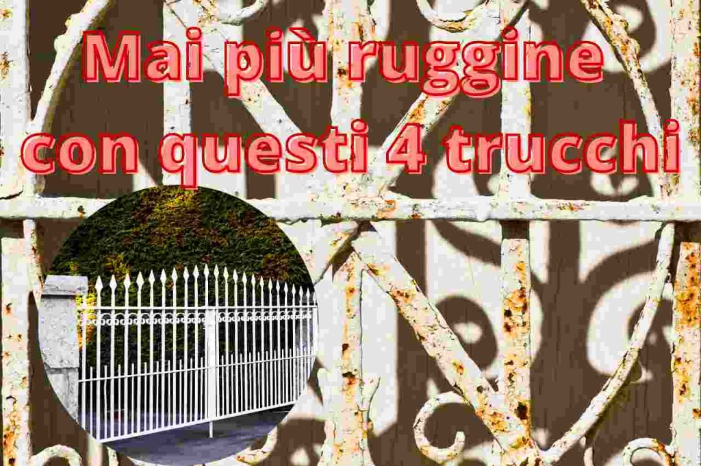 togliere la Ruggine da