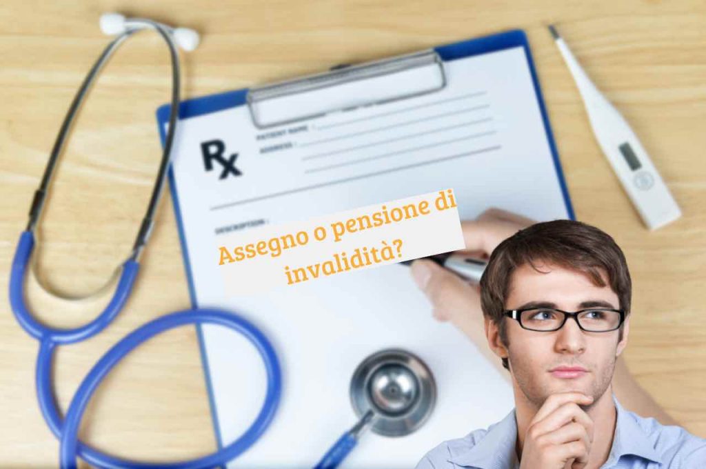 Assegno o pensione di invalidità