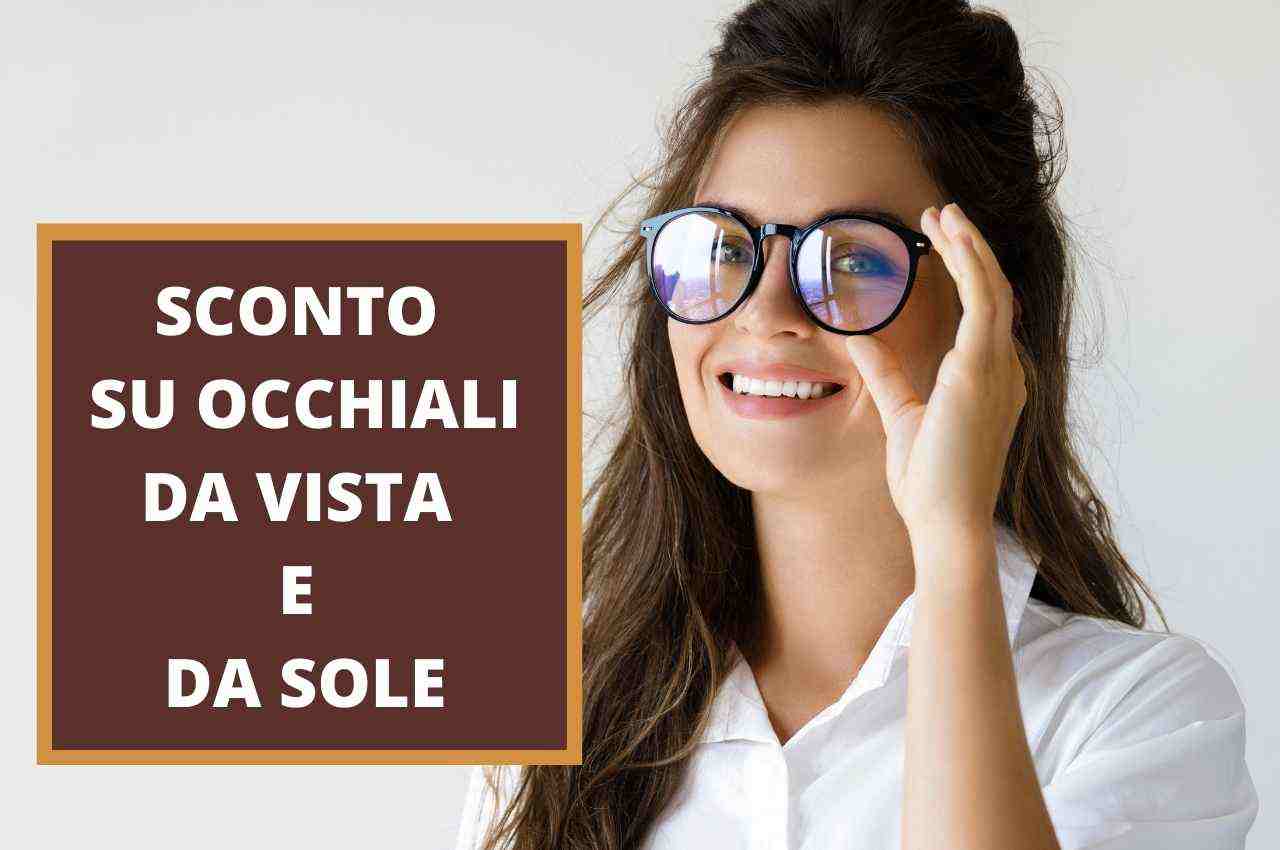 Sconto su occhiali