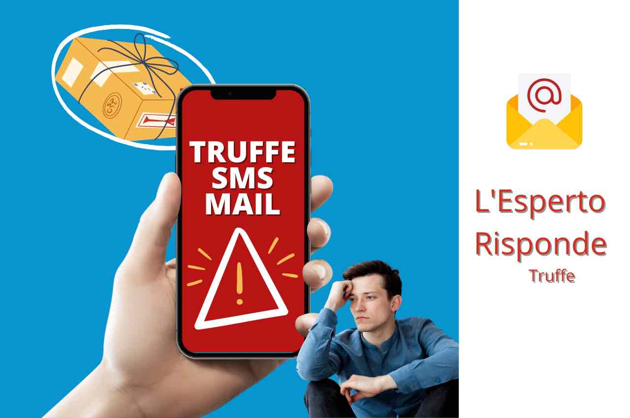 truffe sms mail pacchi
