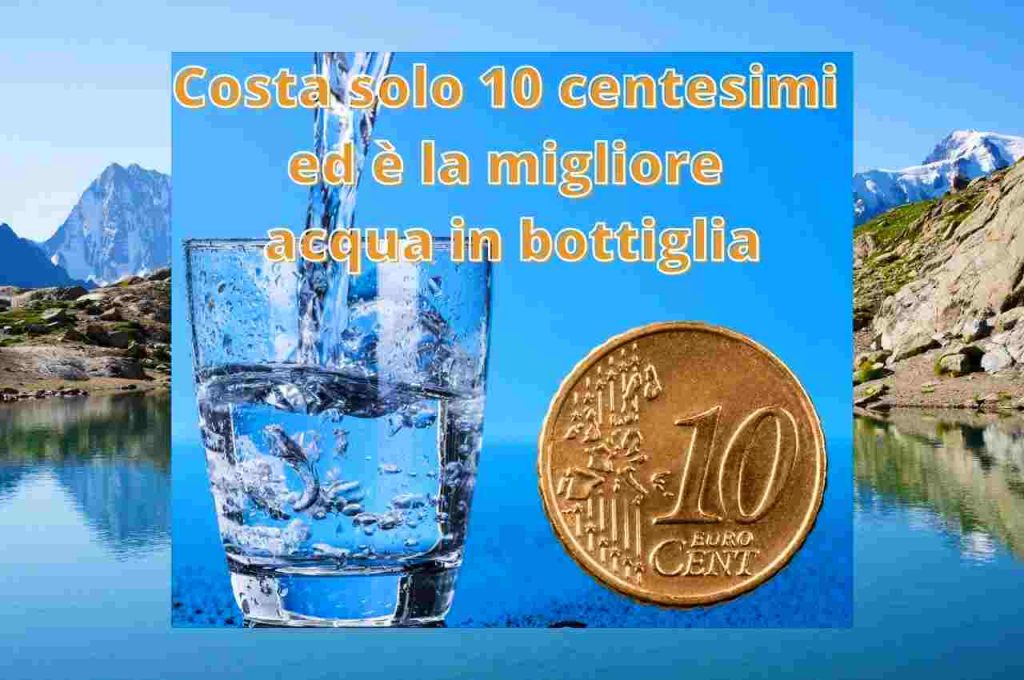 migliore acqua in bottiglia