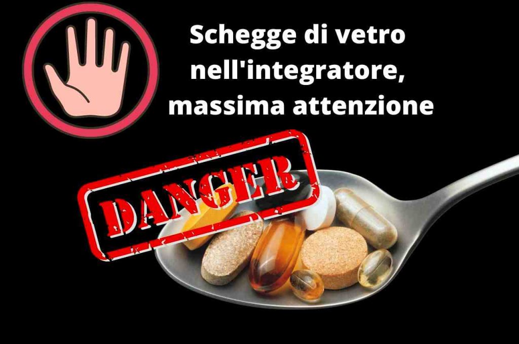 pezzi di vetro negli alimenti