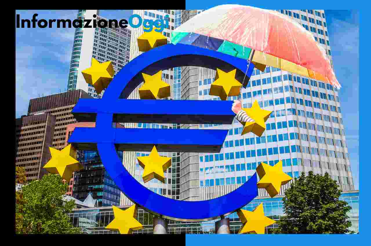BCE euro ombrello