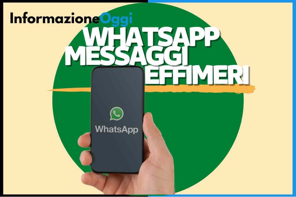Whatsapp messaggi effimeri