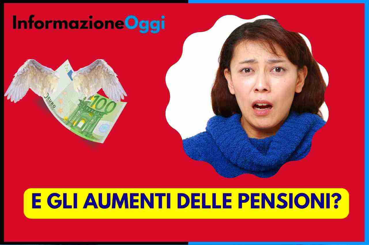 pensioni aumenti cedolino 