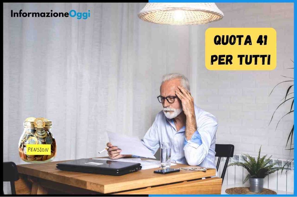 Con Quota 41 per tutti quanto si prende di pensione? La verità sull