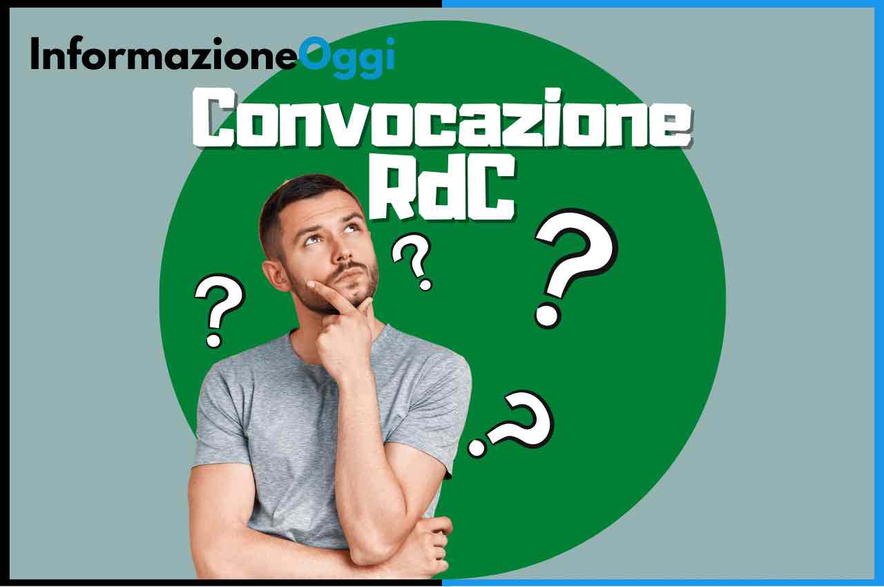 Convocazione Reddito cittadinanza