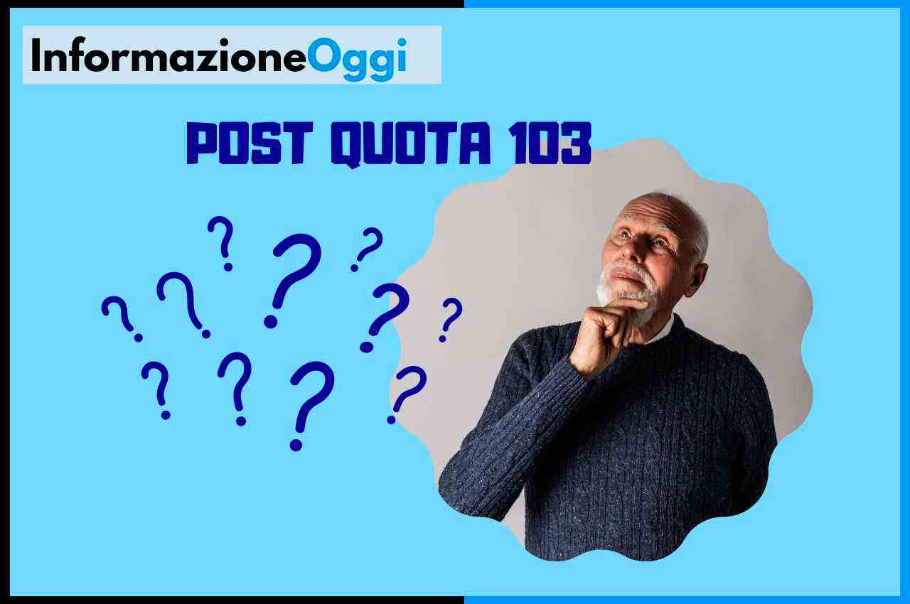 Quota 103 pensione 