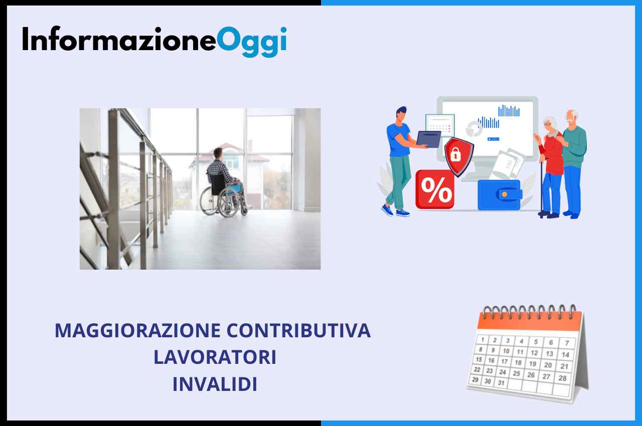 maggiorazione contributiva lavoratori invalidi