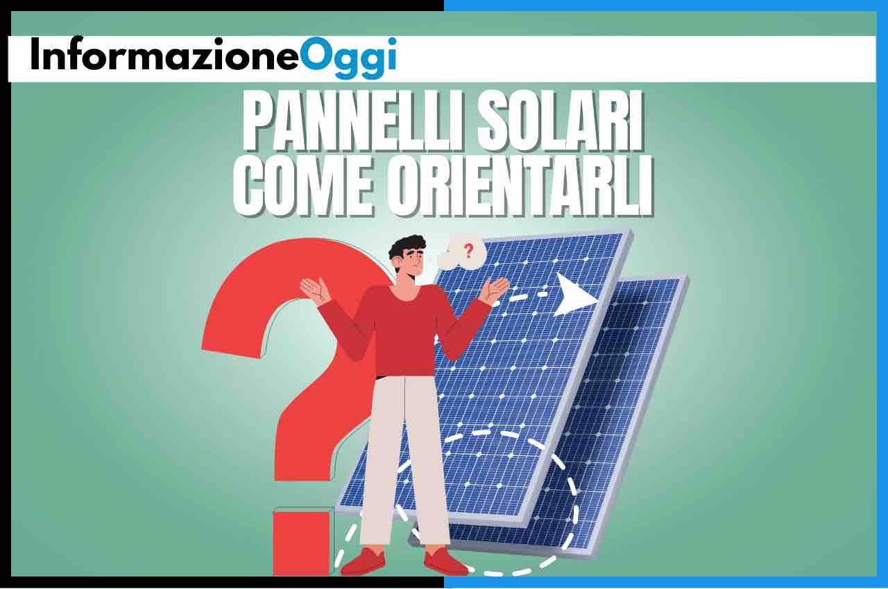 pannelli solari come orientarli