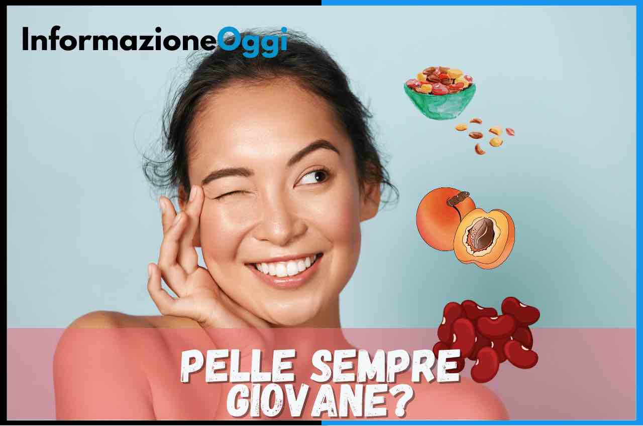 pelle sempre giovane alimenti