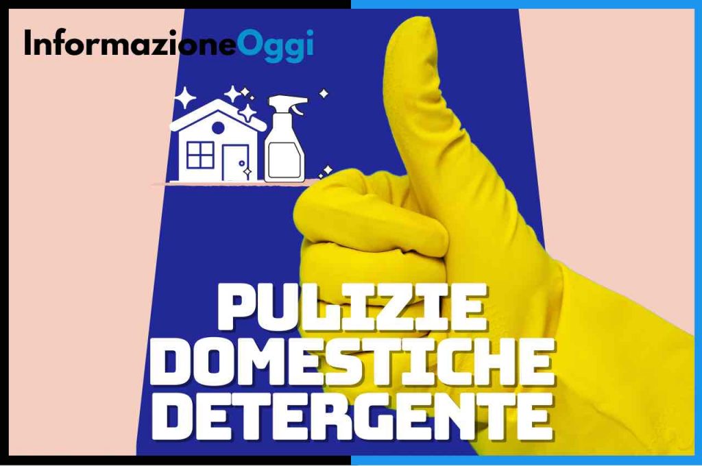 pulizie domestiche detergente