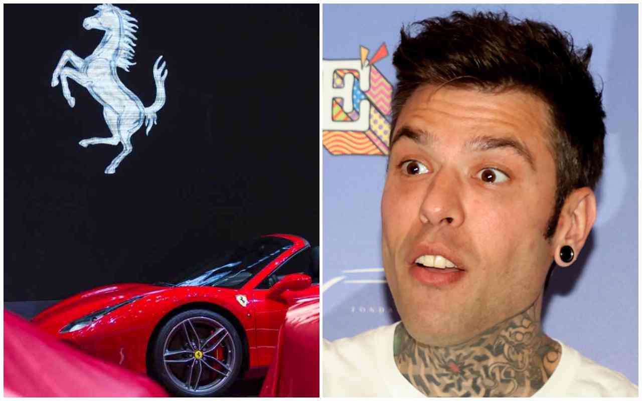 Fedez Ferrari (Ansa Foto)