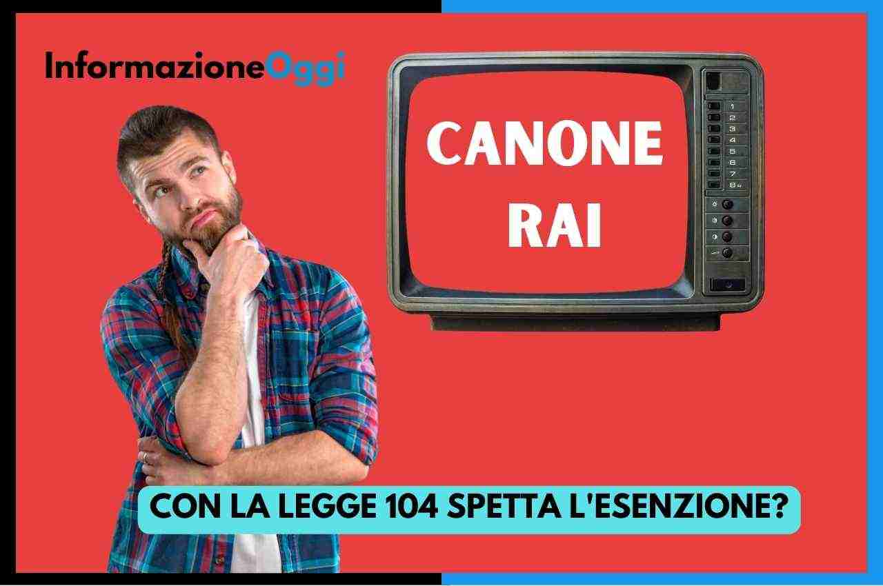 Legge 104 Canone Rai