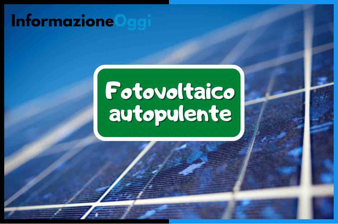 fotovoltaico autopulente