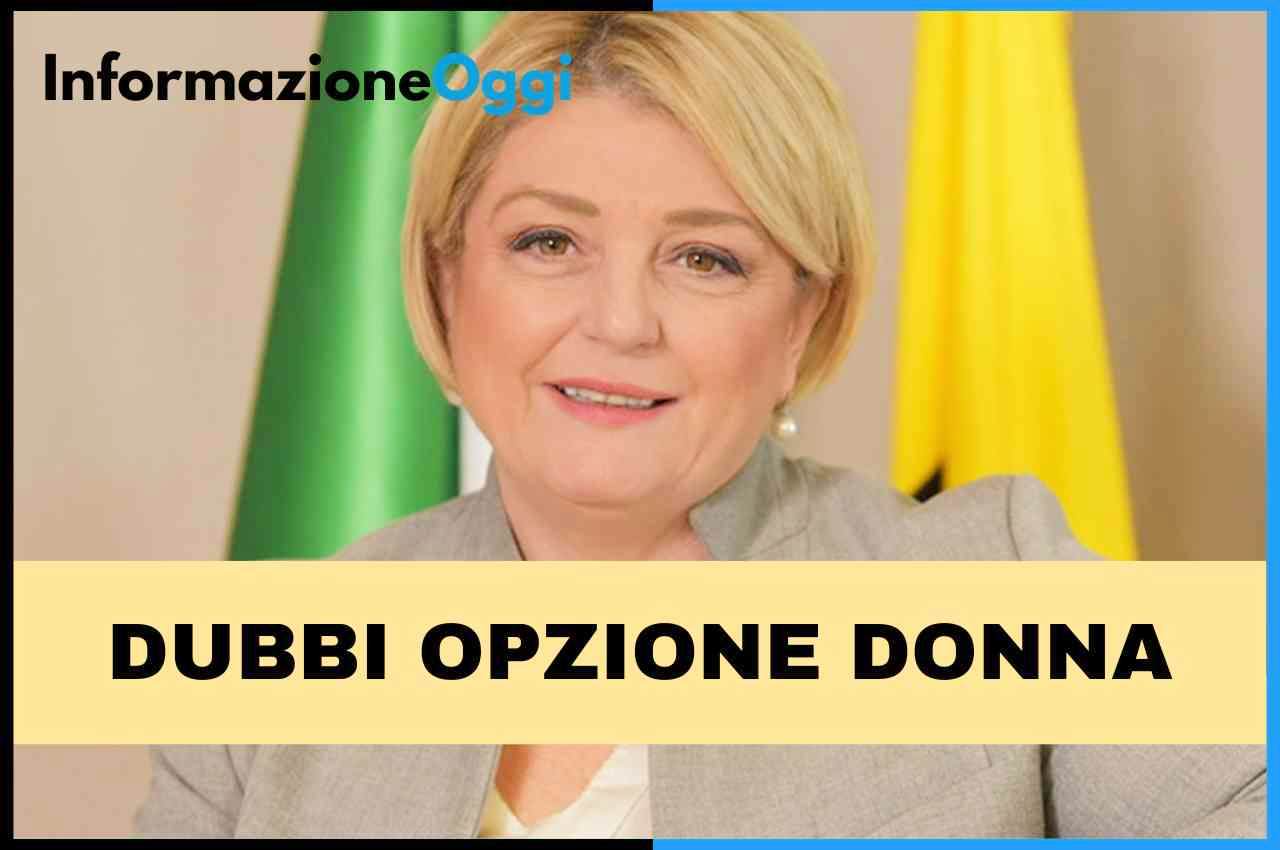 opzione donna