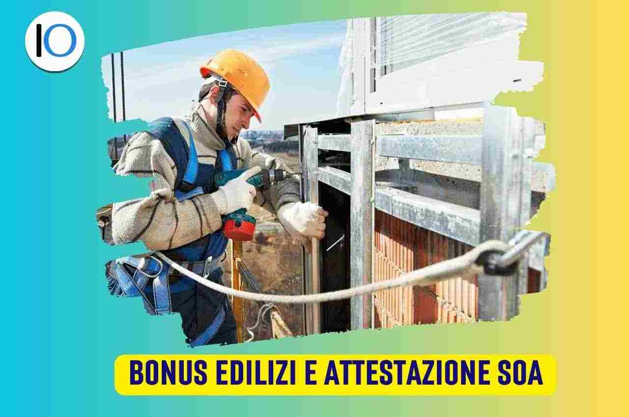 Bonus edilizi Attestazione SOA