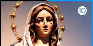 Madonna che piange lacrime di sangue
