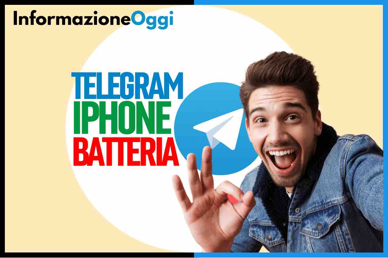 Telegram, iPhone surprise news: your battery will last longer
