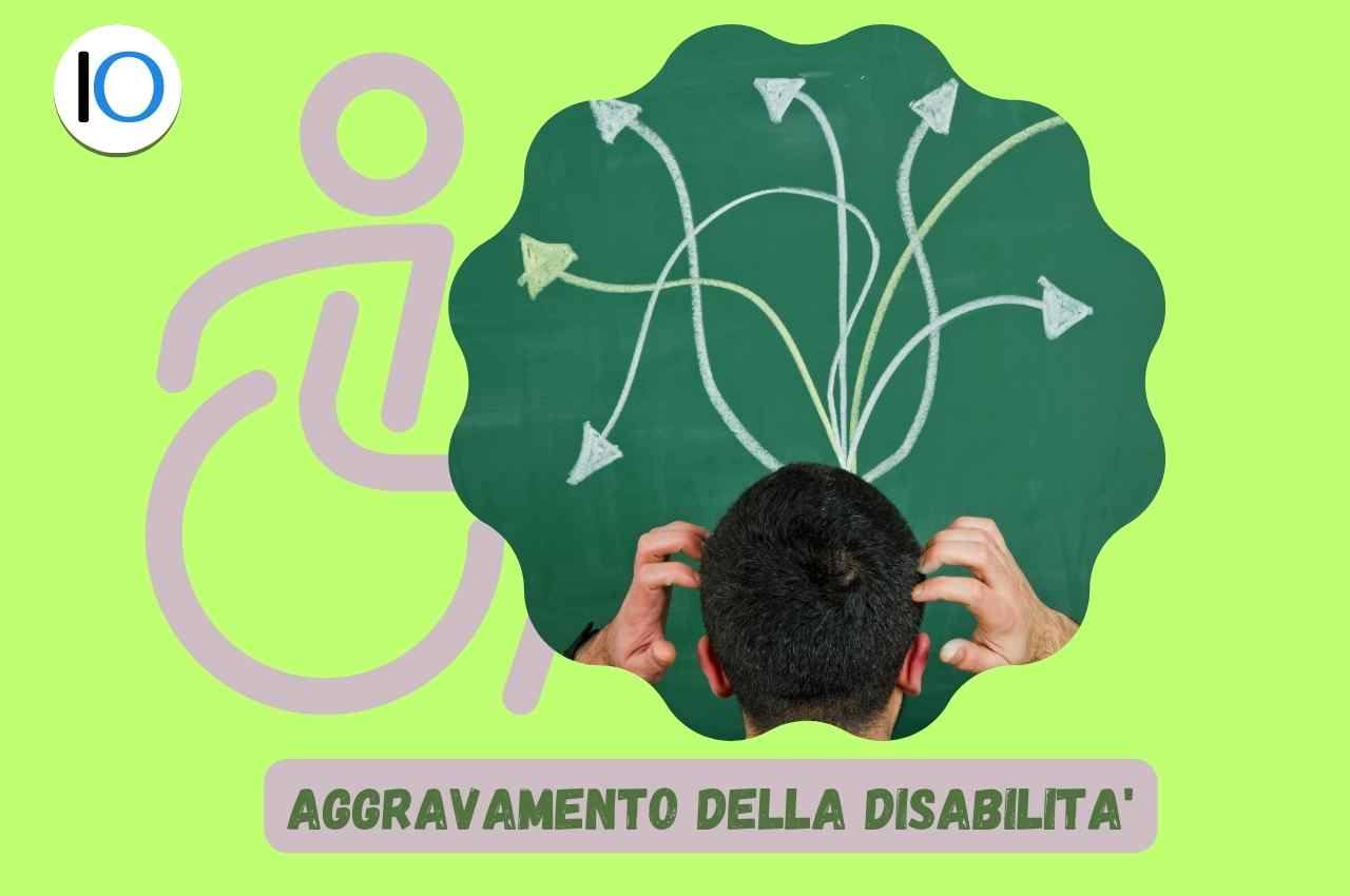 aggravamento disabilità Legge 104 