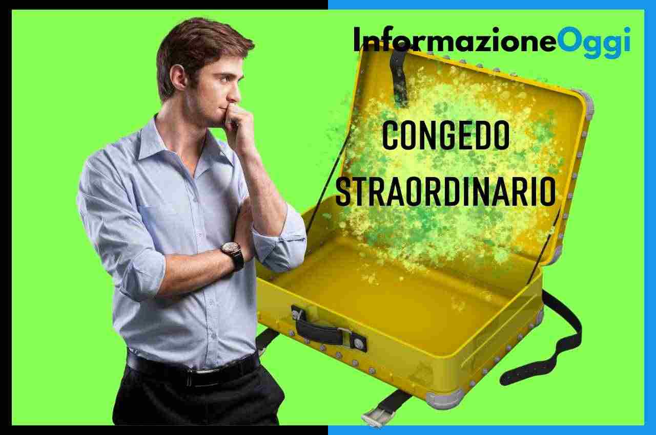 congedo straordinario residenza