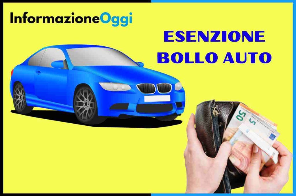 esenzione bollo auto