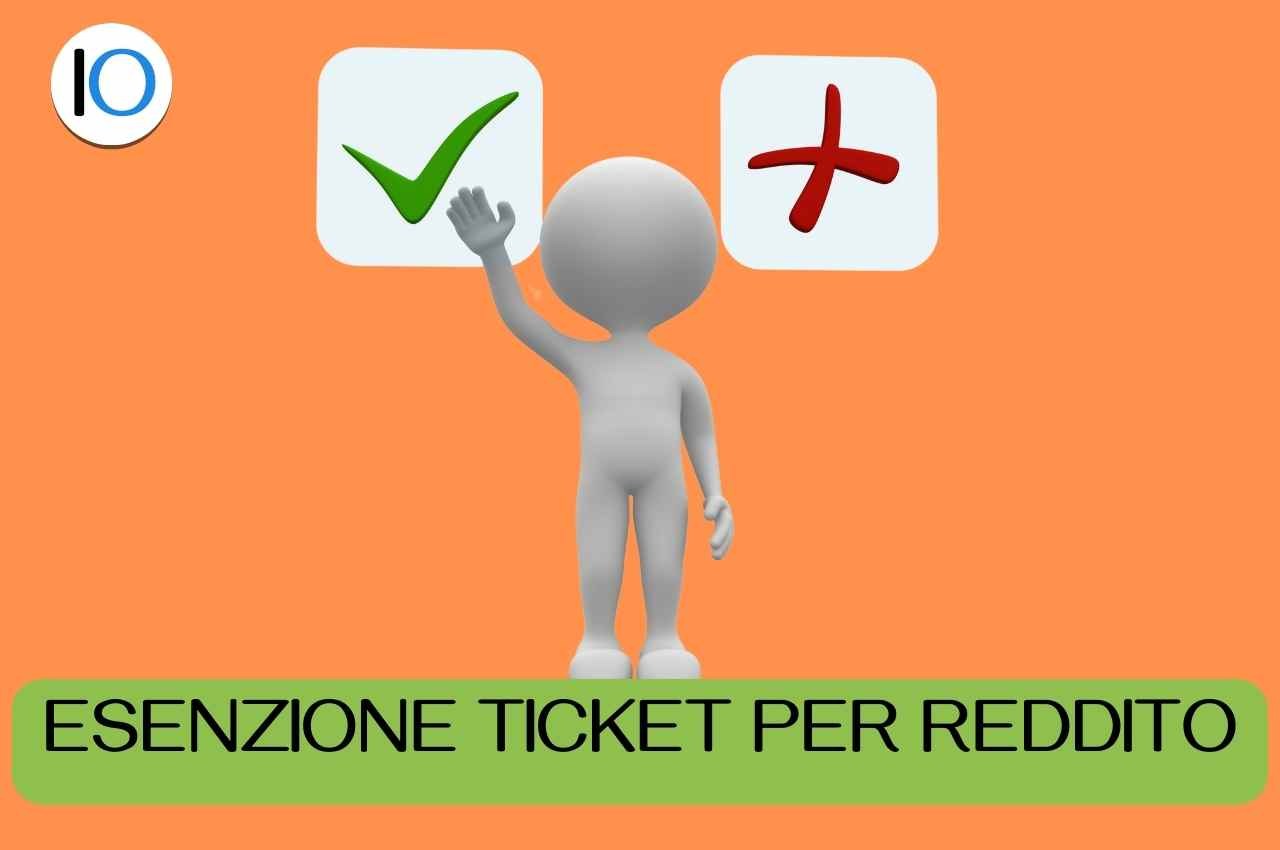 esenzione ticket reddito familiare