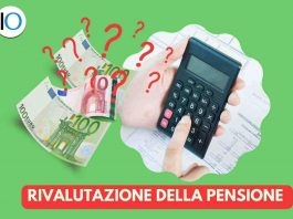 rivalutazione pensione aprile