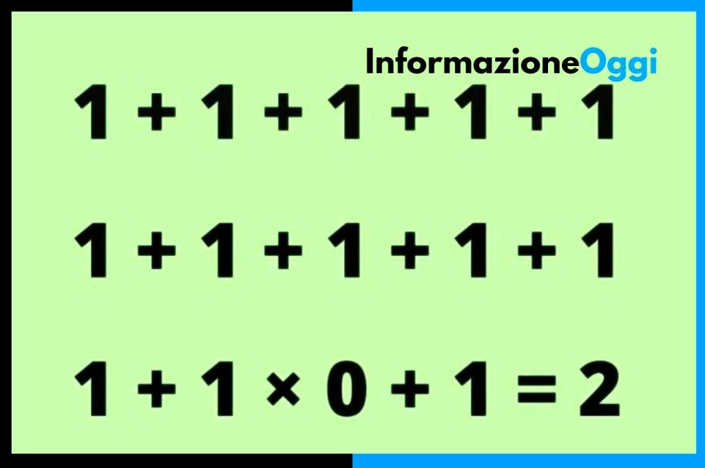 soluzione rompicapo matematico