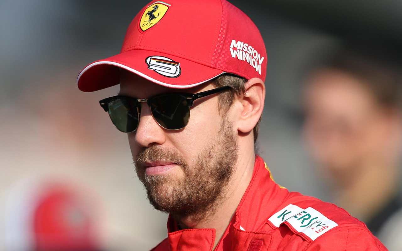 Sebastian Vettel Ferrari (Ansa Foto)