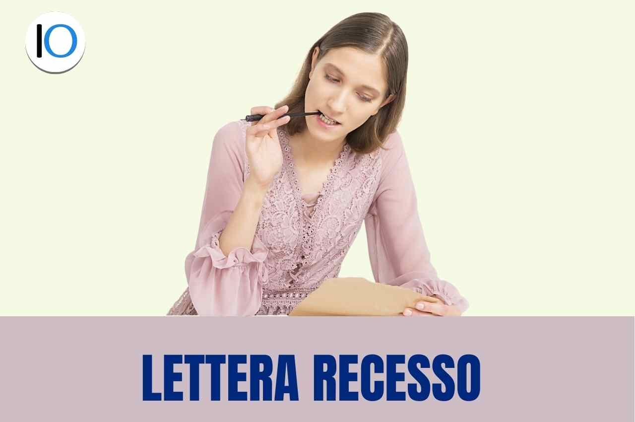 Superbonus lettera recesso contratto