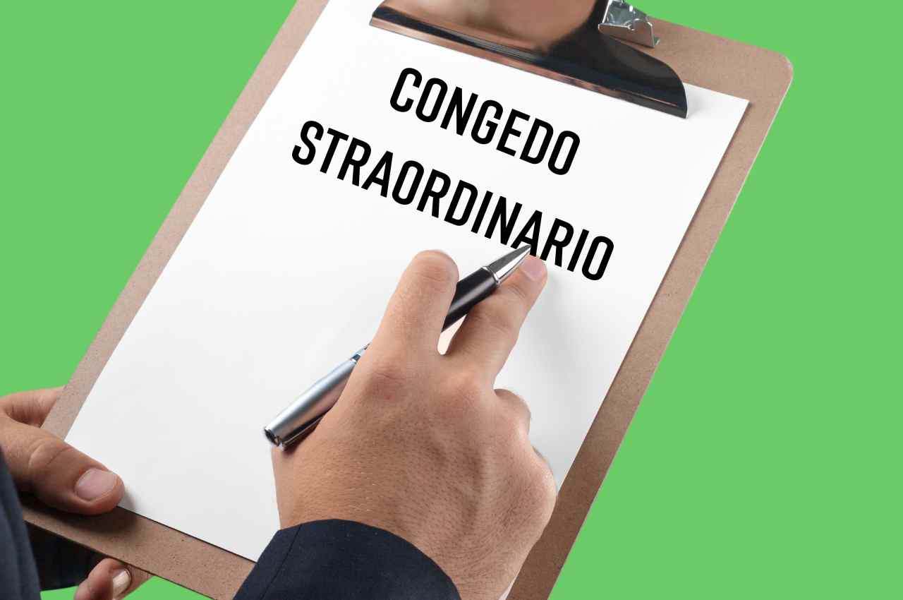 congedo straordinario come funziona