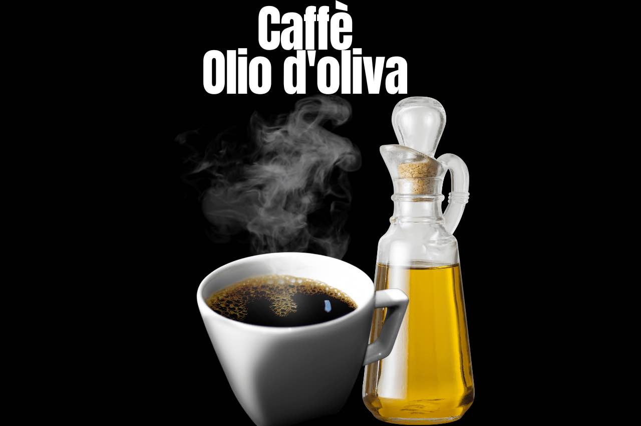 Tazzina di caffè e oliera