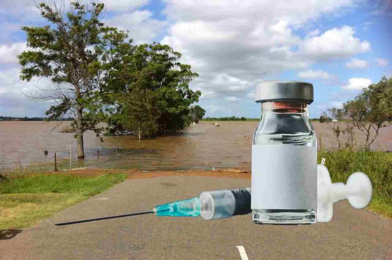 vaccinazioni per gli alluvionati
