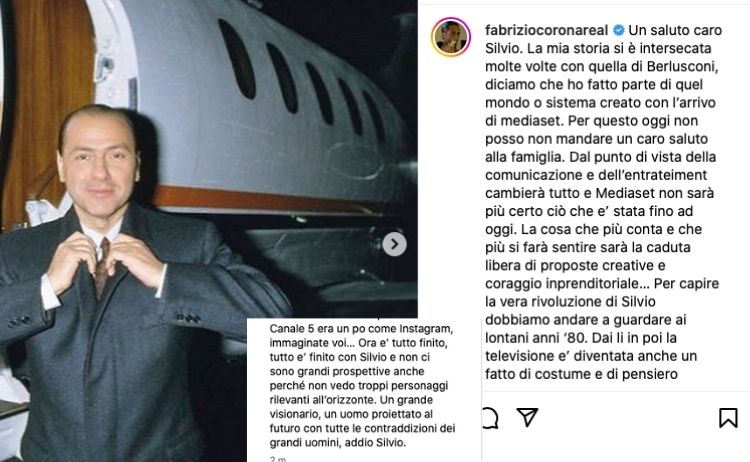 Morte Silvio Berlusconi addio