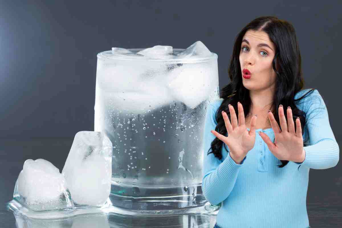 Bere acqua fredda fa male