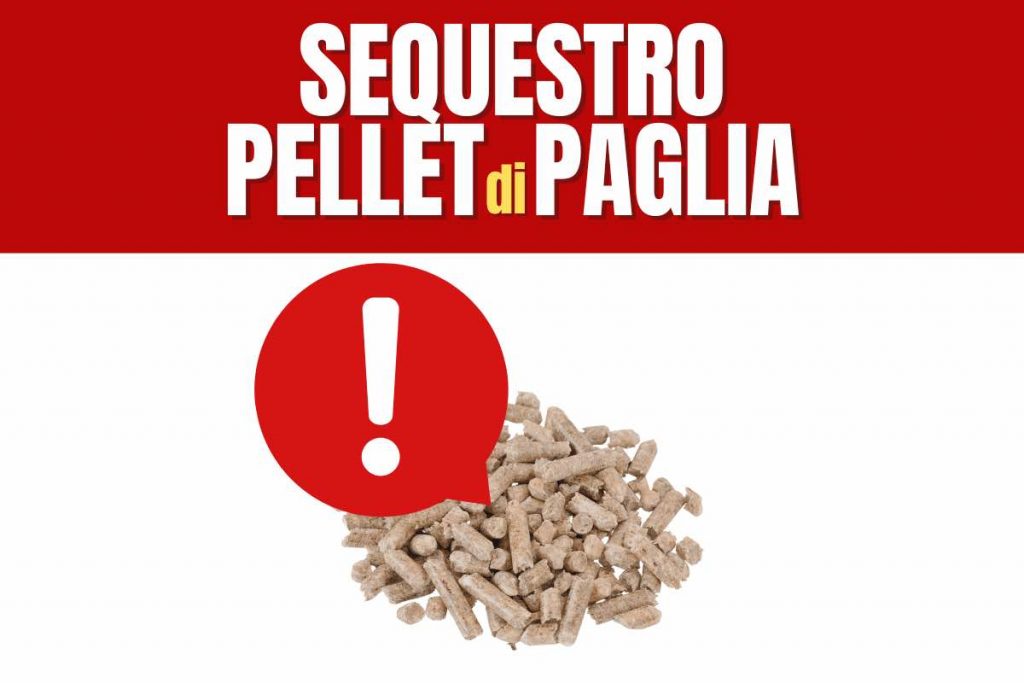 Pellet di paglia contenente materiale considerato cancerogeno, il sequestro