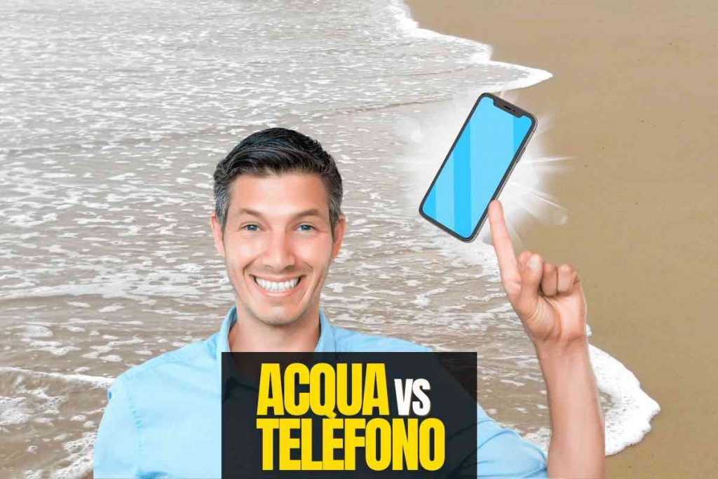 Come proteggere il telefono dall'acqua a mare