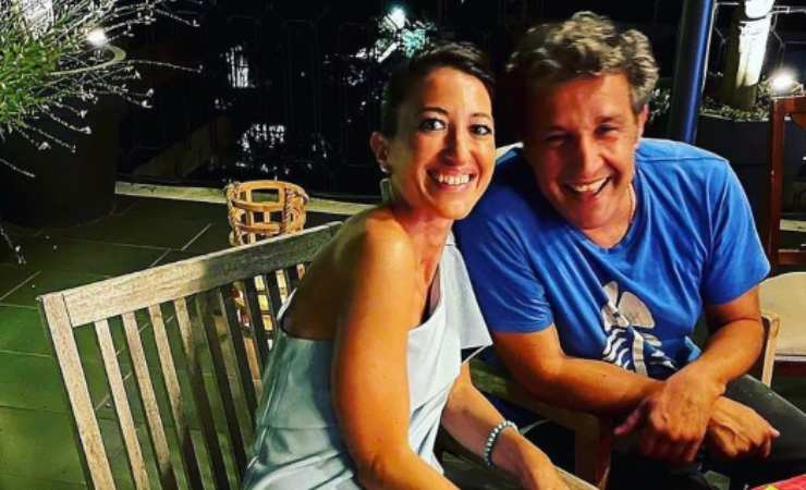 Adriana Riccio e Flavio Insinna