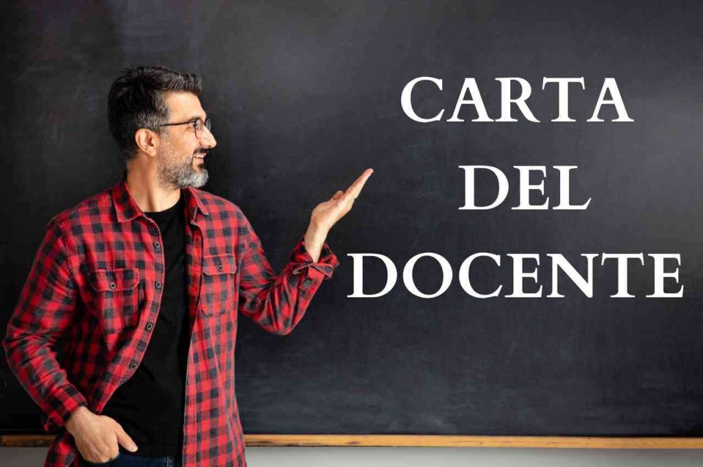 Carta del docente beneficiari 