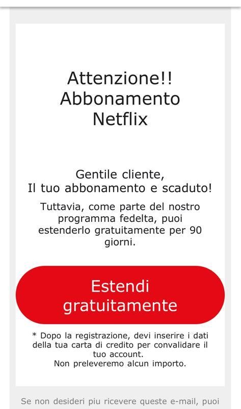 Netflix raggiro