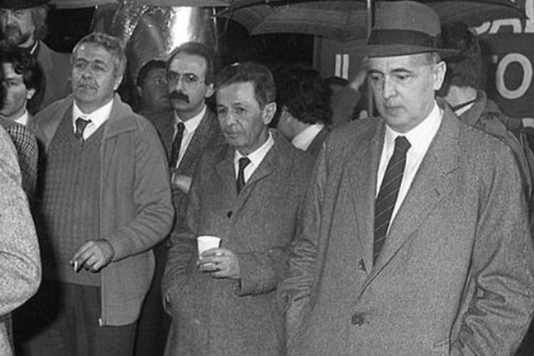 Giorgio Napolitano militò nel PCI, qui con Enrico Berlinguer