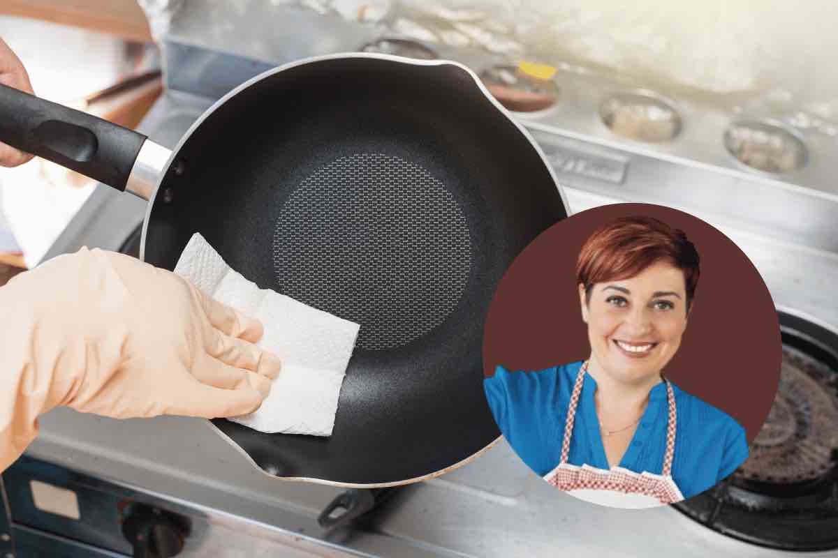 I consigli di Benedetta Rossi per pulire una padella antiaderente bruciata