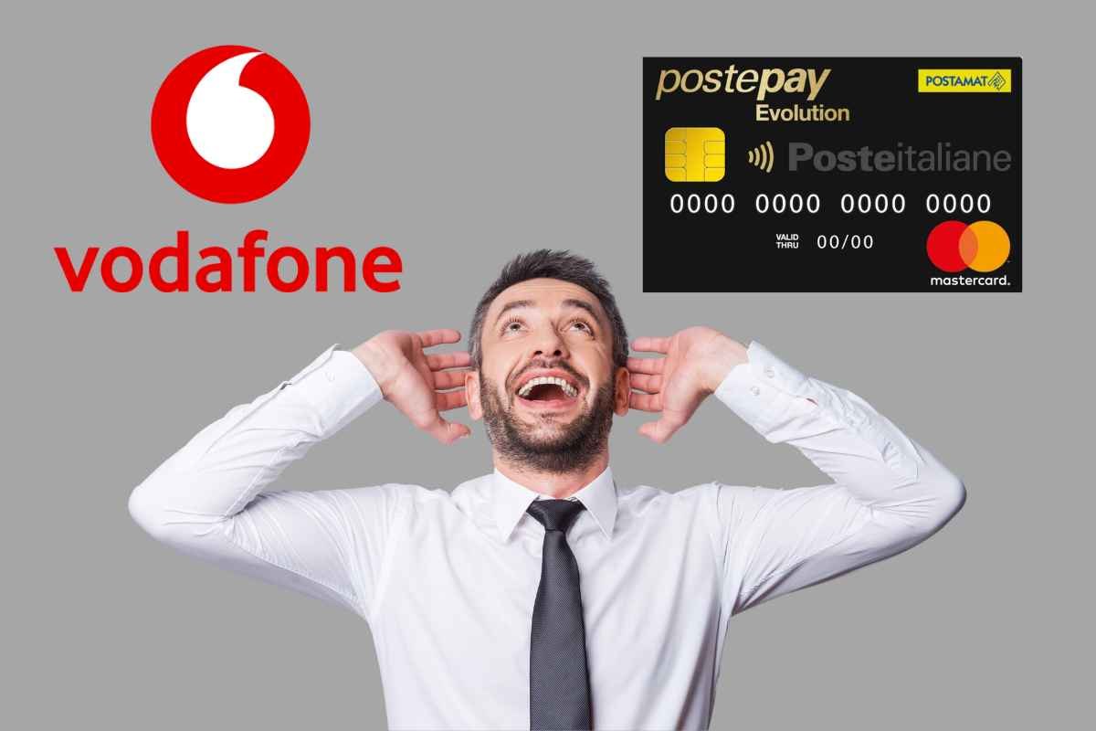 Bollette Vodafone pagamenti Postepay Evolution