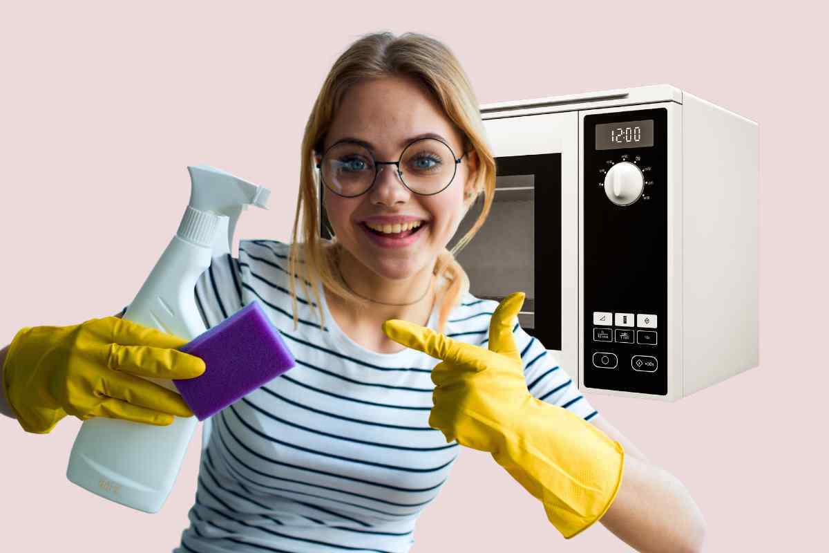 Come pulire il microonde